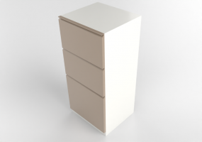 Muebles 3D - Mueble de madera lacada - Ikea - Metod - Maximera - Uppl&ouml;v