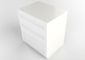 3D M&ouml;bel - Schrank aus Holz lackiert - Ikea - Metod - Maximera - Axstad