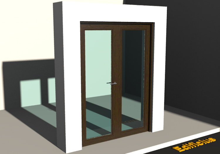 Esquadria 3D - Clássica P[R] 2FB_SIM[1V] - ACCA software