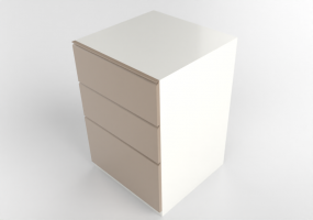 3D M&ouml;bel - Schrank aus Holz lackiert - Ikea - Metod - Maximera - Uppl&ouml;v