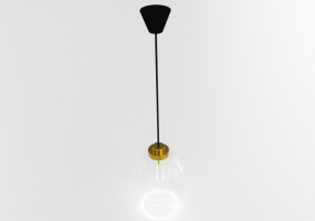 3D Ceiling Lamp - Glass pendant lamp - Ikea - Solklint