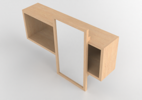 Espejos 3D - Espejo de madera - Ikea - Molger