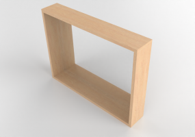 3D Spiegel - Spiegel aus Holz - Ikea - Molger