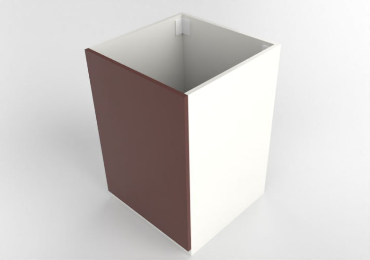 Armoires inférieures 3D - Élément bas pour évier en bois...