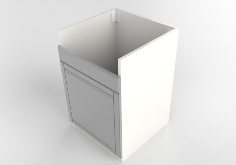 Basi 3D - Mobile base per lavello in legno laccato - Ikea -...