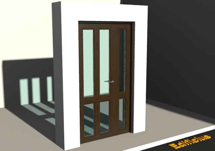 3D Tür/Fenster - Klassisch T[R] 2DF_ASYM[4G] - ACCA...