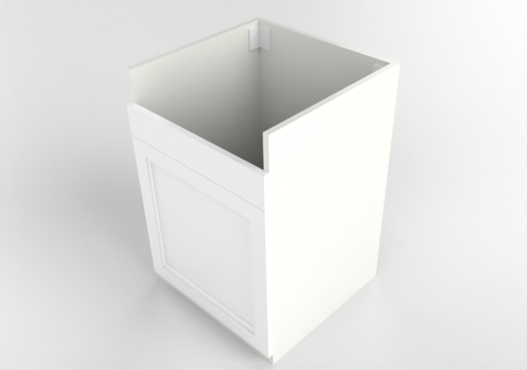 3D Unterschränke - Unterschrank für Spüle aus Holz lackiert...