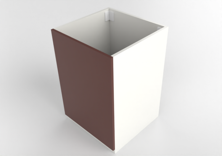 Armoires inférieures 3D - Élément bas pour évier en bois...