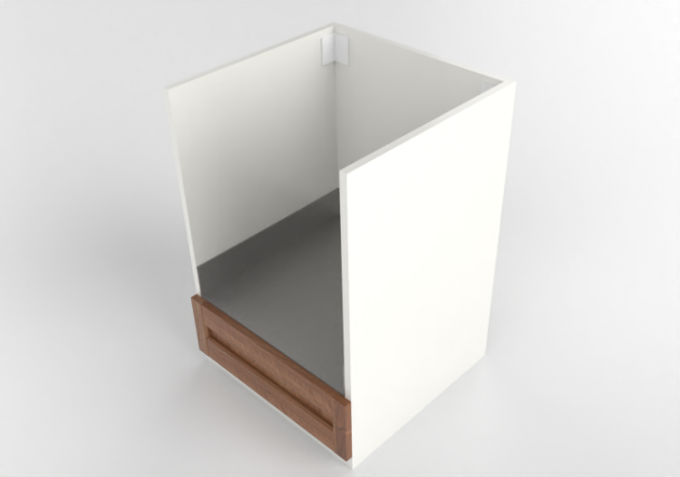 Armoires inférieures 3D - Meuble avec espace...