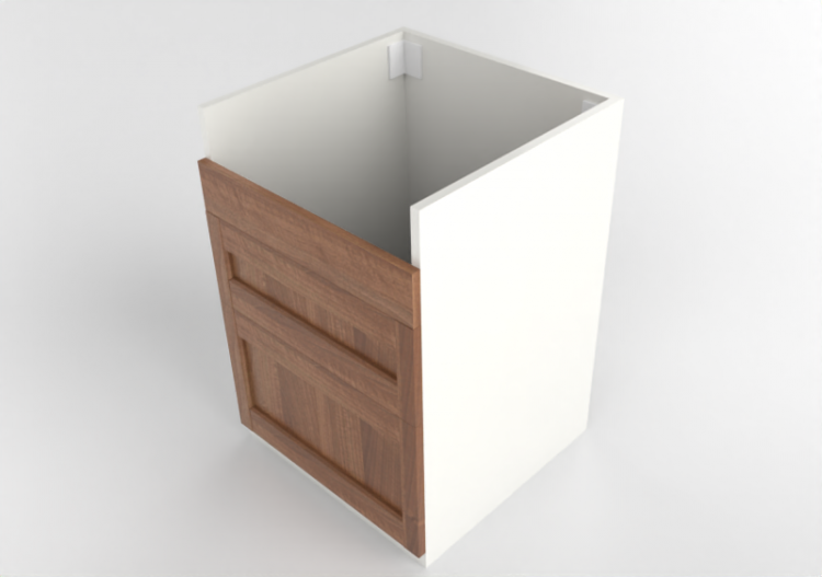 Basi 3D - Mobile base per lavello in legno laccato - Ikea -...