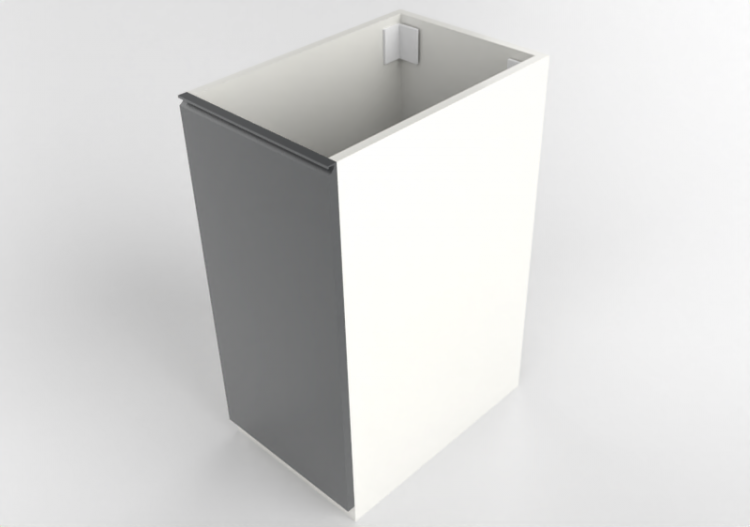 Armoires inférieures 3D - Élément bas pour évier en bois...