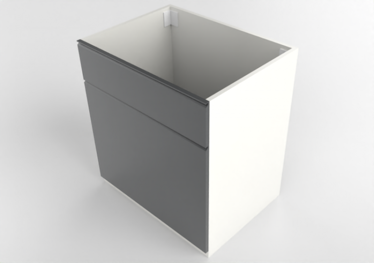Basi 3D - Mobile base per lavello in legno laccato - Ikea -...