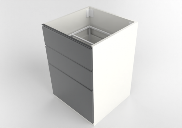 底部 - Lacquered wood sink base cabinet - Ikea - Method -...