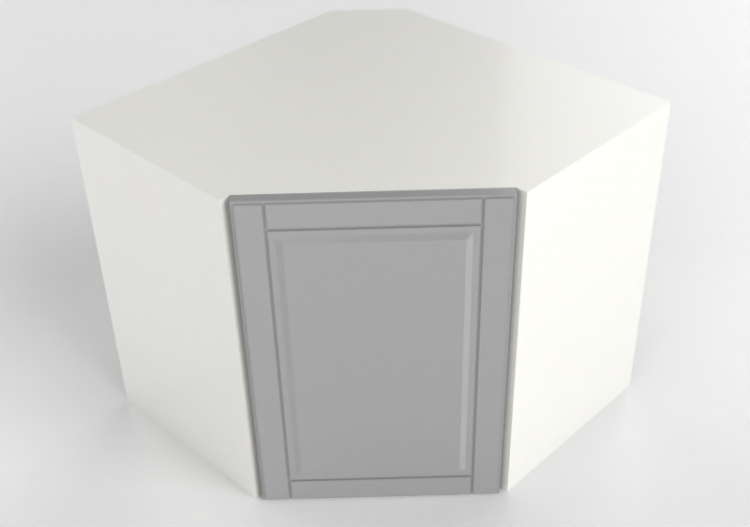 Colgantes 3D - Armario esquinero de madera lacada - Ikea -...