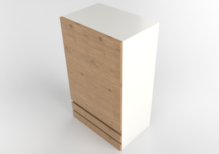 Armoires supérieures 3D - Meuble haut en bois laqué - Ikea...