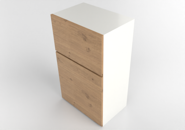 3D Hanging cabinets - Dish rack in lacquered wood - Ikea -...