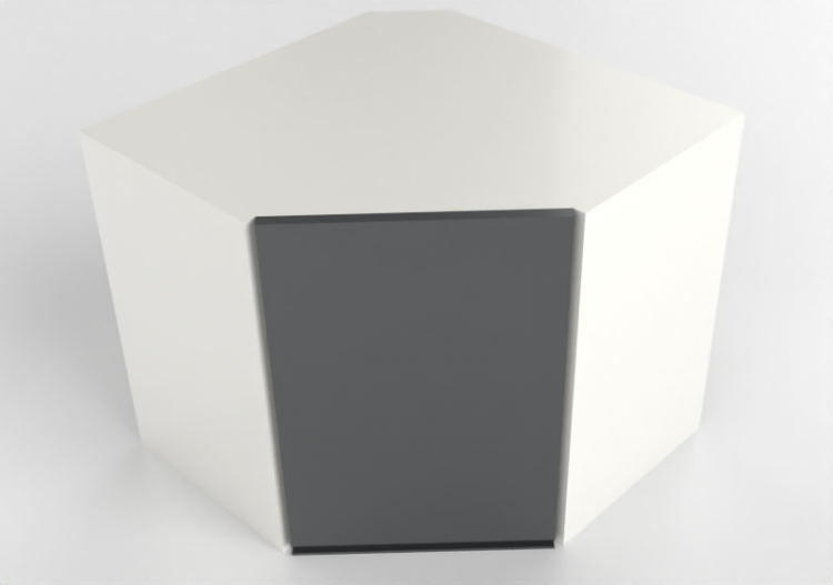 Colgantes 3D - Armario esquinero de madera lacada - Ikea -...
