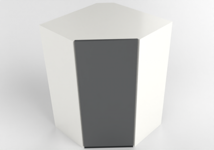 Pensili 3D - Pensile angolare in legno laccato - Ikea -...