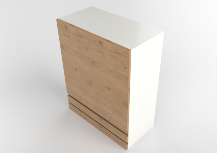 Colgantes 3D - Armario de pared de madera lacada - Ikea -...