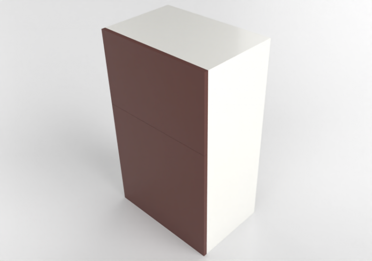 Pensili 3D - Pensile in legno laccato - Ikea - Metod - ACCA...