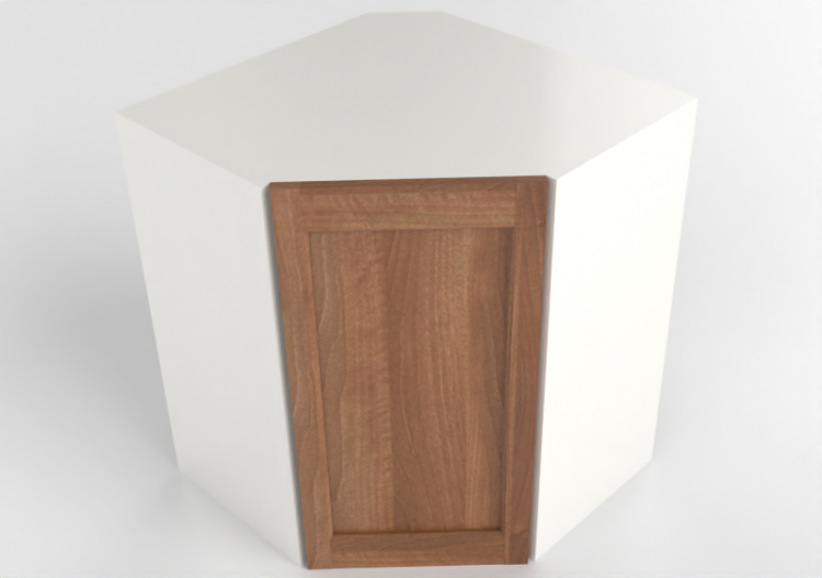 Pensili 3D - Pensile angolare in legno laccato - Ikea -...