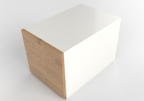 3D Hanging cabinets - Dish rack in lacquered wood - Ikea - Metod - Voxtorp