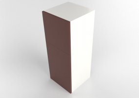 Pensili 3D - Pensile in legno laccato - Ikea - Metod