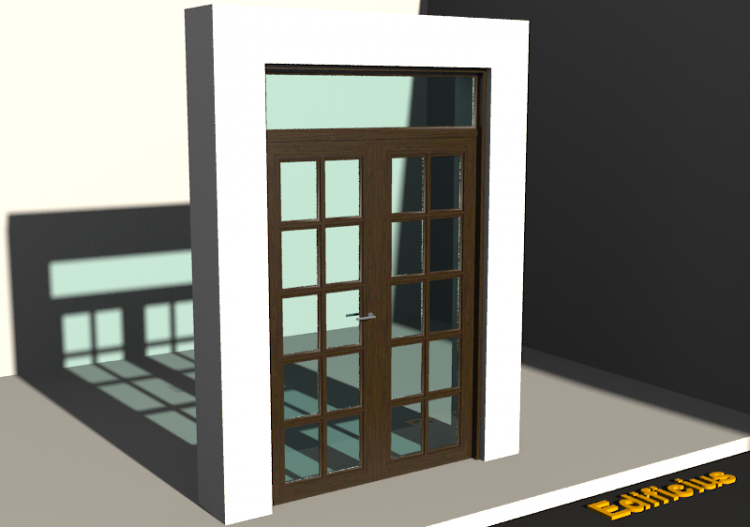 Menuiseries 3D - Classique P[R] 2VB_SIM[10V]+1SPRLC - ACCA...