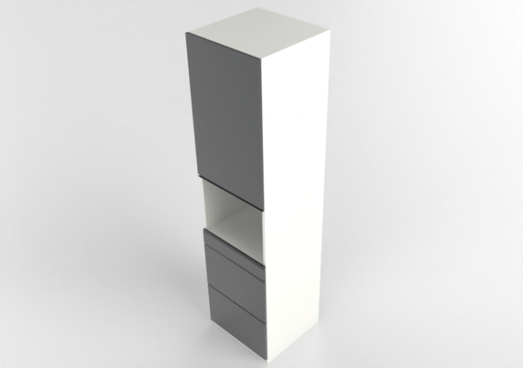 3D Säulen - Hochschrank für Elektrogeräte - Ikea - Metod -...