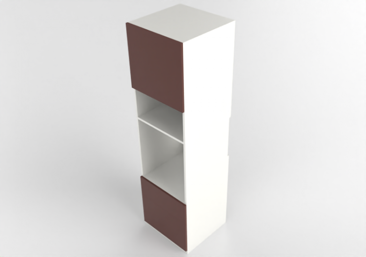 Colunas 3D - Móvel de coluna c/ espaço p/ eletrodomésticos...