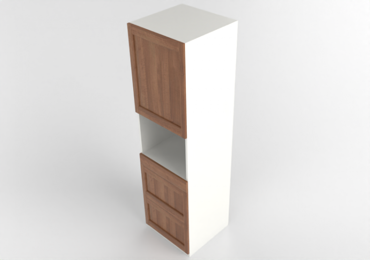Colunas 3D - Móvel de coluna c/ espaço p/ eletrodomésticos...