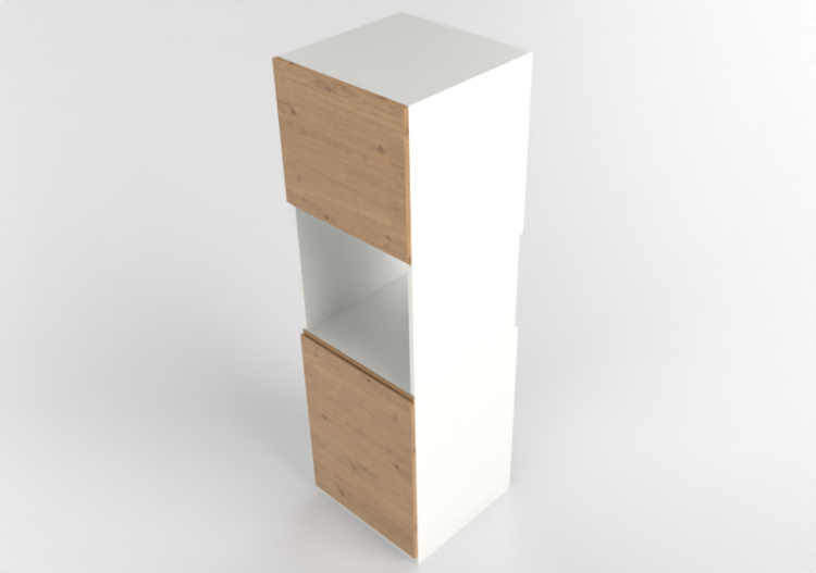 3D Säulen - Hochschrank für Elektrogeräte - Ikea - Metod -...