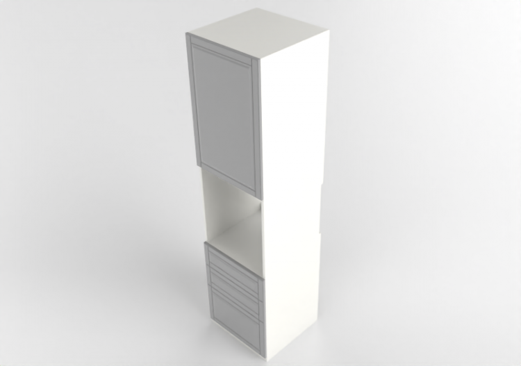 Colonnes 3D - Armoire avec espace électroménagers - Ikea -...