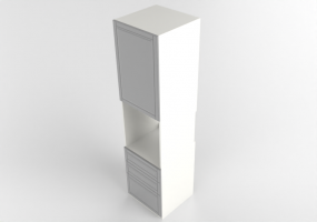 3D Säulen - Hochschrank für Elektrogeräte - Ikea - Metod - Maximera - Bodbyn