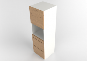 3D Säulen - Hochschrank für Elektrogeräte - Ikea - Metod - Voxtorp
