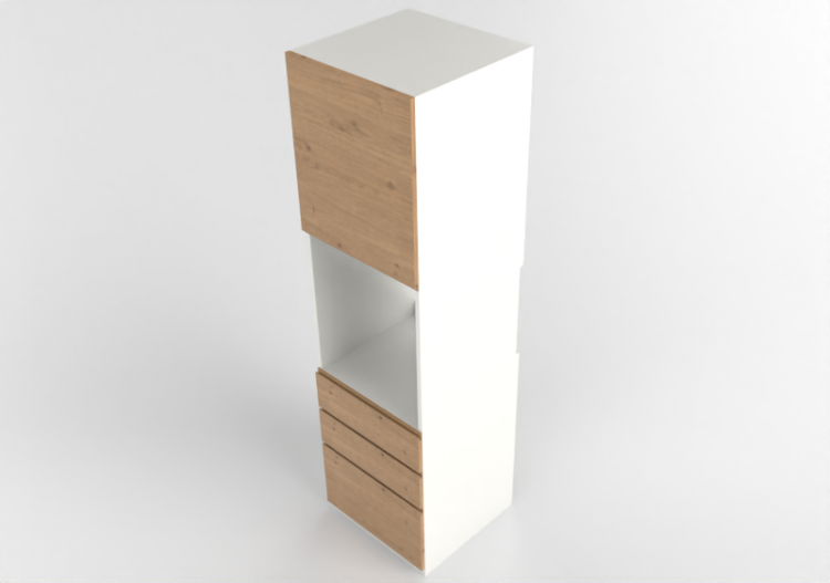 3D Columns - Furniture with recessed appliances - Ikea -...