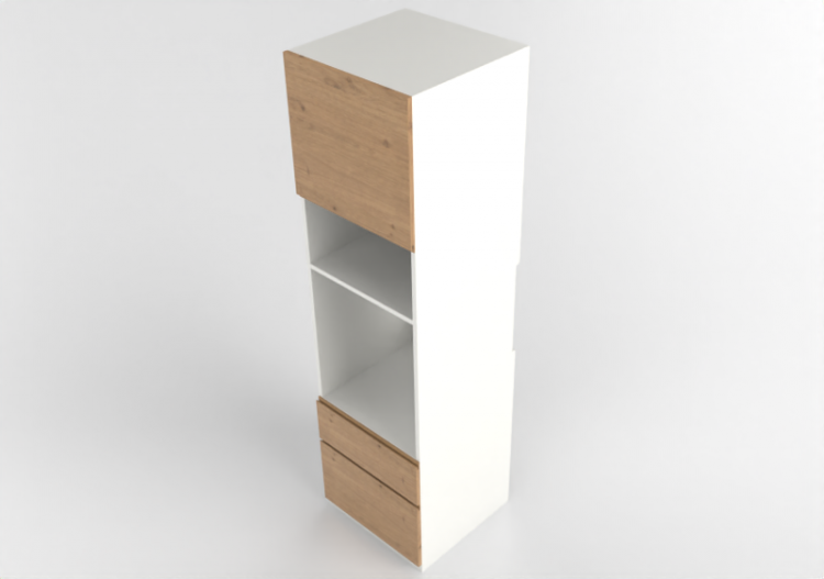 Colonne 3D - Mobile a colonna con incasso elettrodomestici...
