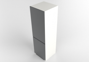 3D M&ouml;bel - Hochschrank f&uuml;r K&uuml;hlschrank - Ikea - Metod - Uppl&ouml;v