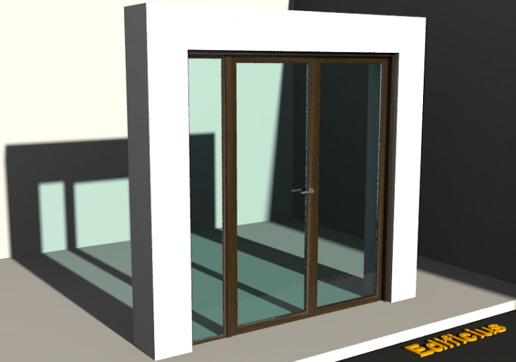 Infissi 3D - Classica P[R] 2AB_SIM[TV]+1FNCLC - ACCA...