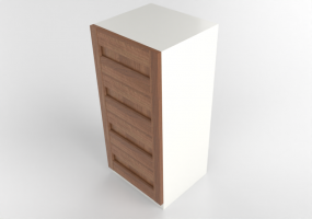 3D Möbel - Schrank aus Holz lackiert - Ikea - Metod - Maximera - Enköping