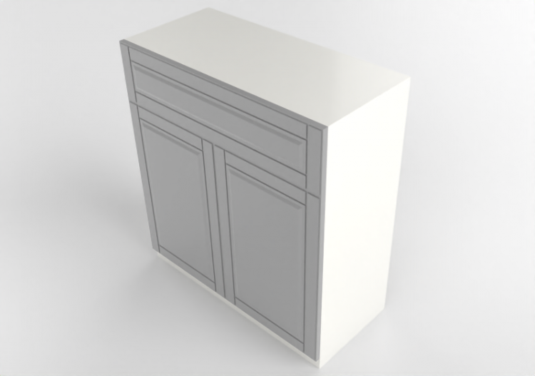 3D Möbel - Schrank aus Holz lackiert - Ikea - Metod -...