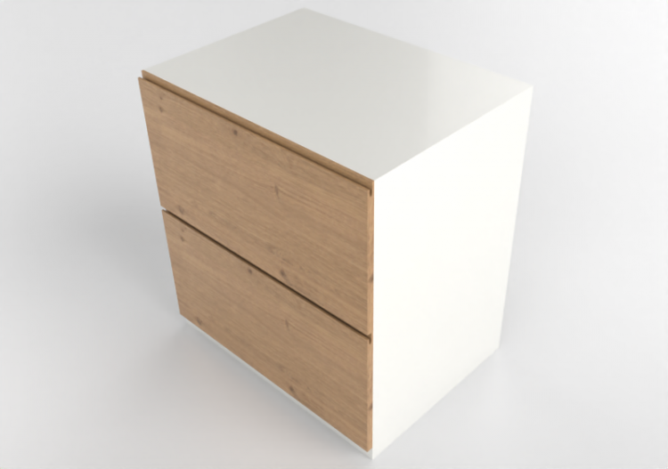 3D Furniture - Dish rack in lacquered wood - Ikea - Metod -...
