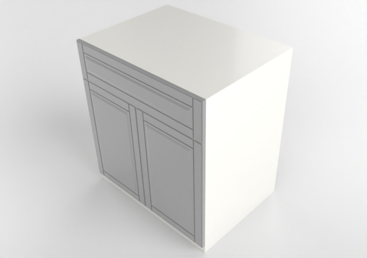 3D Furniture - Corner cabinet in lacquered wood - Ikea -...