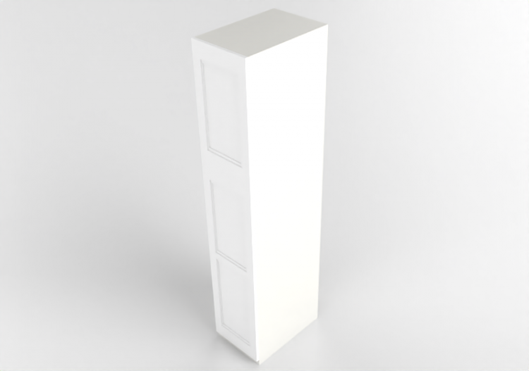 Muebles 3D - Armario de madera lacada - Ikea - Metod -...