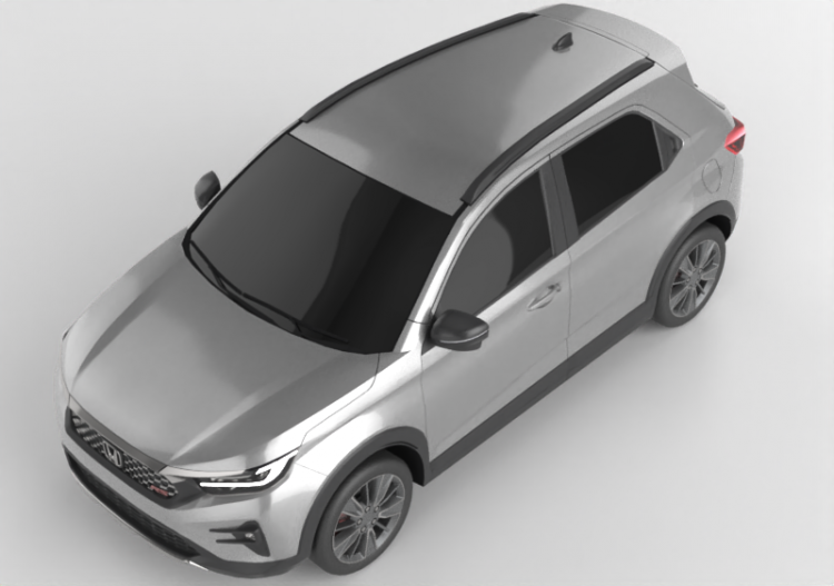 Automóveis 3D - 2023 Honda WR V RS - ACCA software