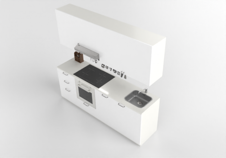 Cucine 3D - Cucina completa di elettrodomestici - Ikea -...