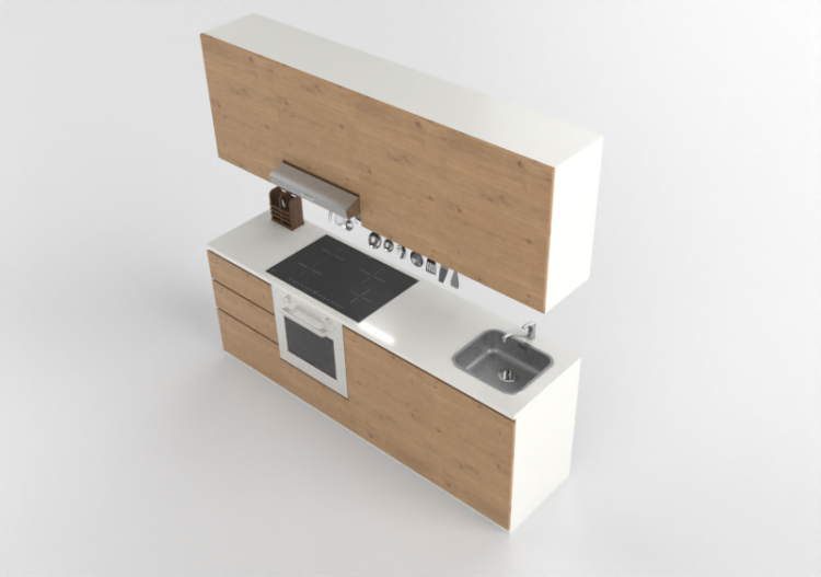 Cucine 3D - Cucina completa di elettrodomestici - Ikea -...