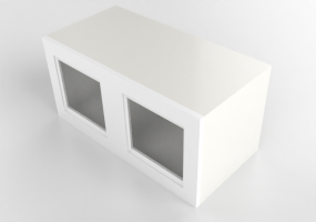 Pensili 3D - Pensile in legno laccato - Ikea - Metod - Axstad