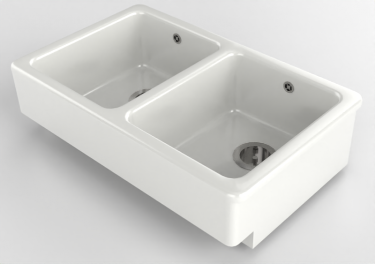 Lavatórios 3D - Pia de cerâmica - Ikea - Havsen - ACCA...