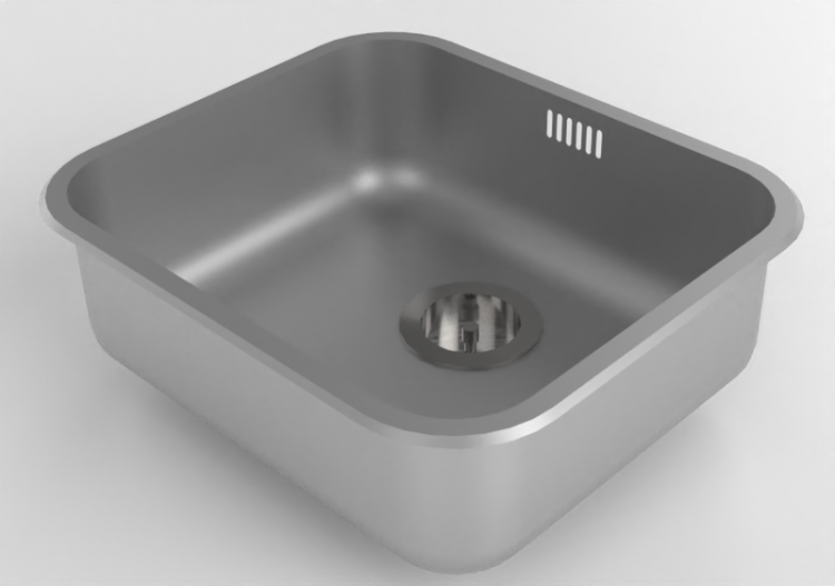 3D Spülbecken - Spülbecken aus Edelstahl matt - Ikea -...